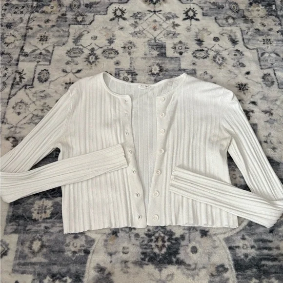 Garage Ribbed Courtney Cardigan - Picture 2 of 3